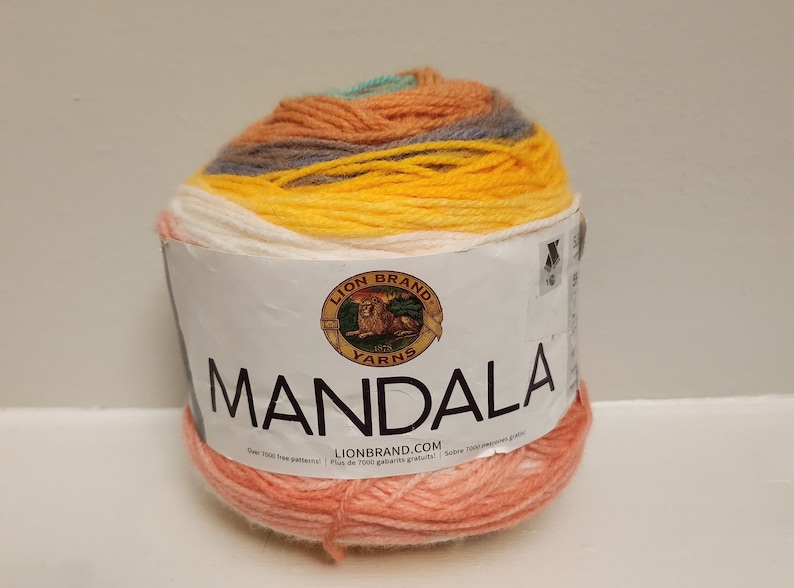 LION BRAND YARN Bedrijf Garen Mandala Dragon, One Size