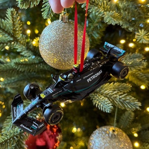 F1 Christmas Ornament Lewis Hamilton Car