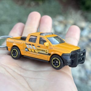 Ram 1500 Work Truck Sleutelhanger Gele Sleutelhanger Accessoires Mini Pickup Car Charm