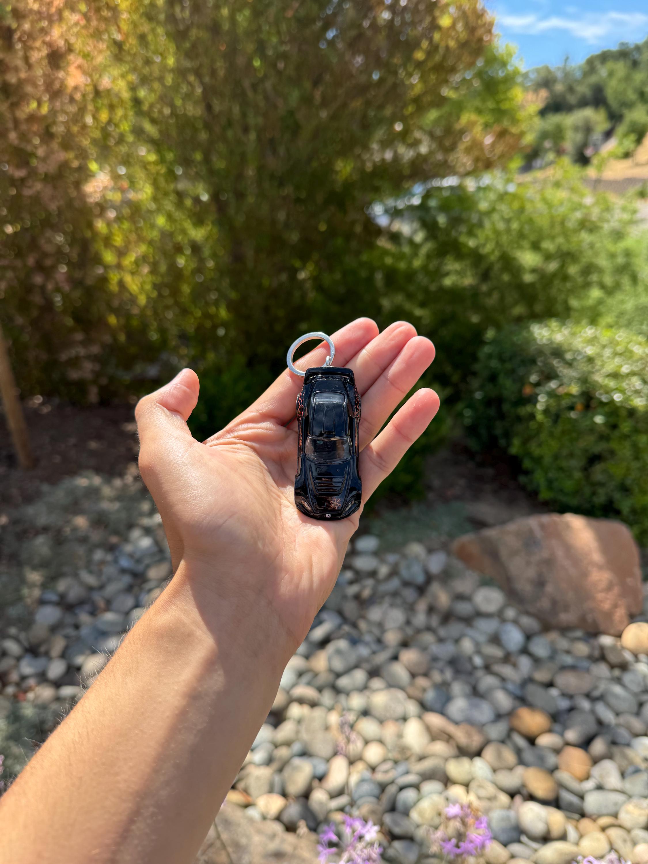 Honda S2000 Keychain, Black Honda S2000 Keyring, Johnny Tran