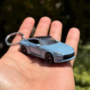 NISSAN Z Keychain, Blue 2023 Nissan Z Keyring, Nissan 350Z Charms, 2023 Nissan Z Accessories