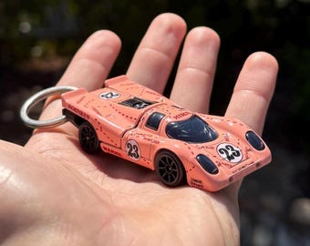 1/64 ポルシェ 917 ピンクピッグ 23# キーチェーン キーリング - Etsy 日本