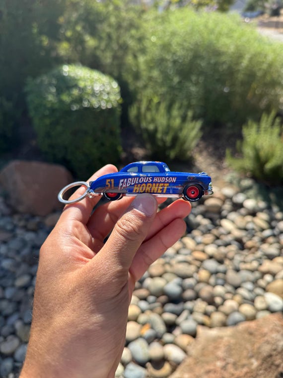 ドック・ハドソン キーチェーン、ブルー・ハドソン・ホーネット