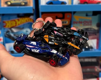 Race Car Keychain, Hotwheel Keyring