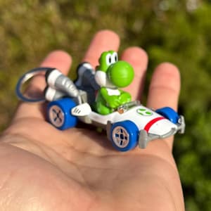 Yoshi Keychain, Yoshi Kart Keyring, Mario Charms, Super Mario Bros Accessories