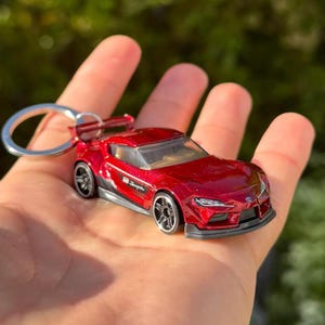 Toyota Supra MK5 Keychain, Mini Scale Car Charm - Etsy