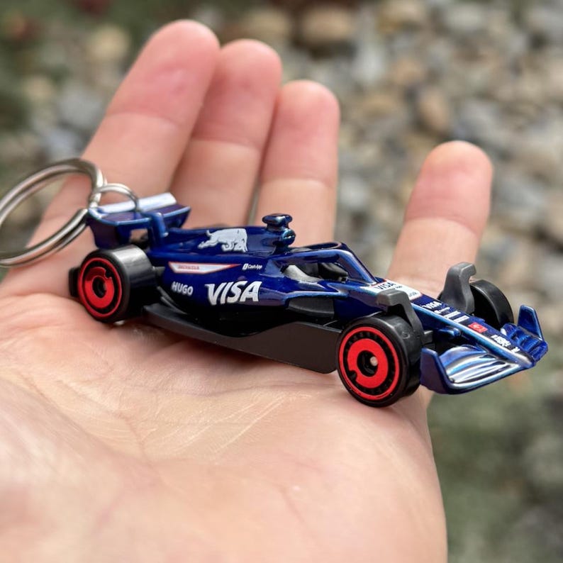 Formula One Keychain, F1 Hotwheel Keyring, Race Car Mini Car Charms - Etsy