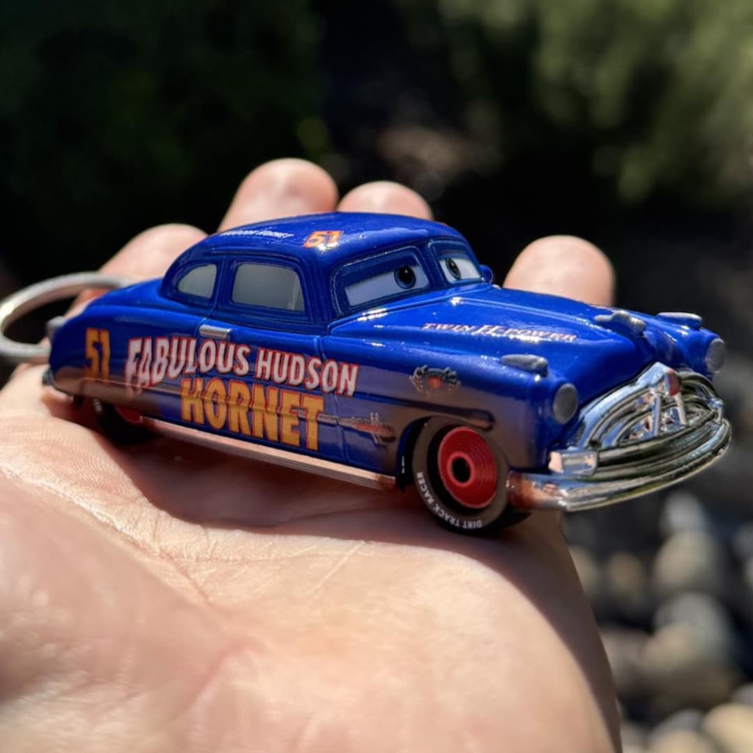 ドック・ハドソン キーチェーン、ブルー・ハドソン・ホーネット