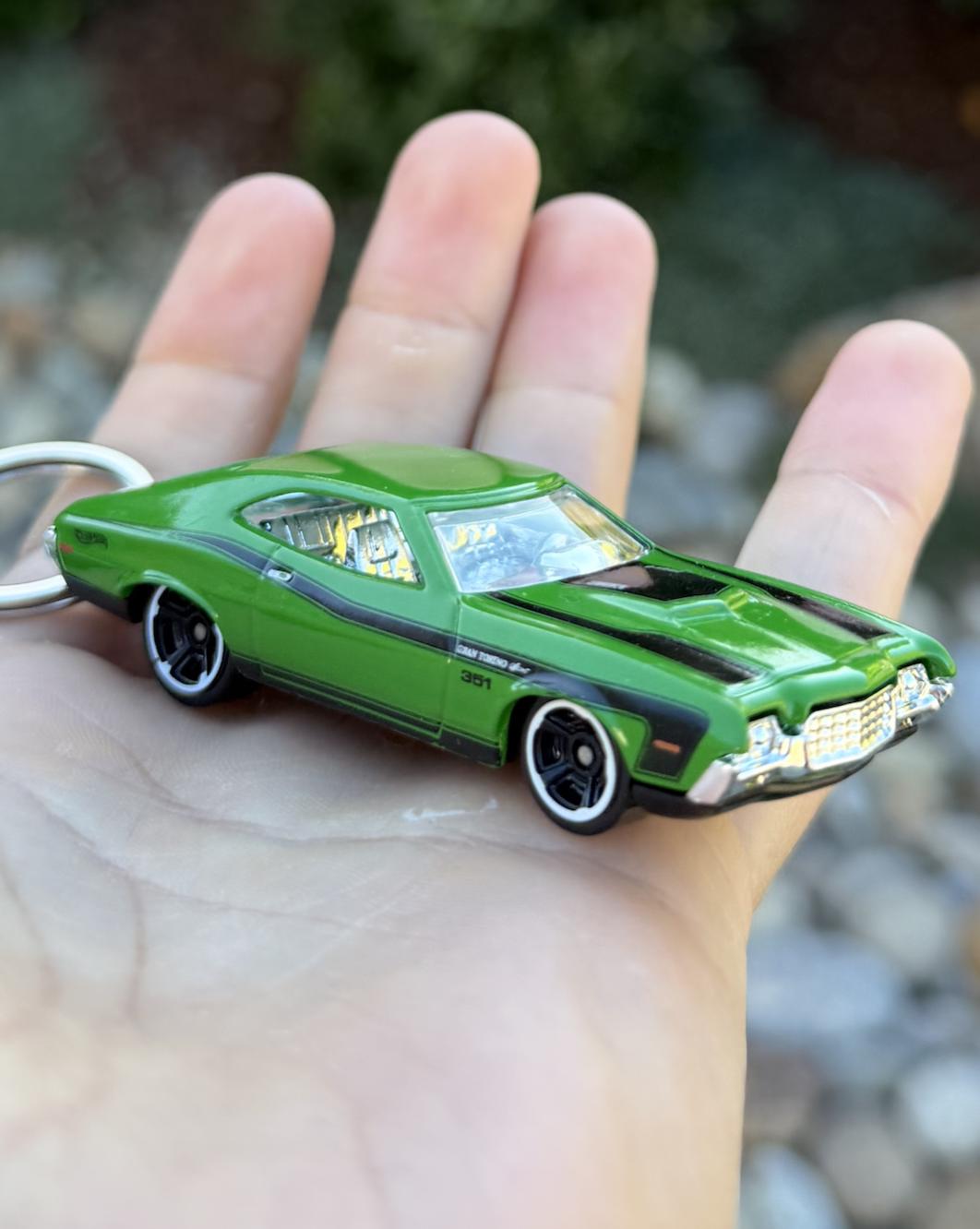 A collectible scale model Ford Gran Torino Sport from Altaya