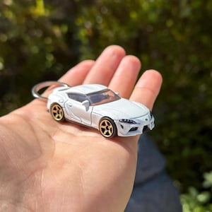 Portachiavi Toyota Supra MK5, ciondolo per auto in miniatura