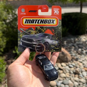 Dodge Charger Keychain, Black Charger Keyring