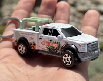 Ford F150 White Truck Keychain, Collectible Truck Lover Gift