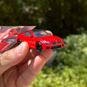 BMW M2 Keychain, Red BMW Keyring, BMW M2 Charms for Men