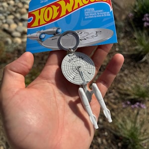 USS Enterprise Keychain, Star Trek Keychain, NCC-1701 Gift