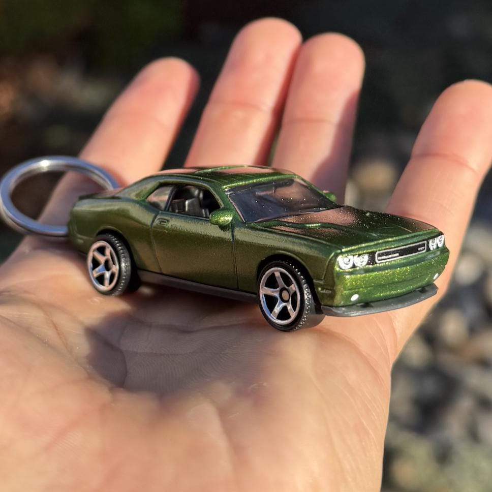 Dodge Challenger Keychain - Etsy