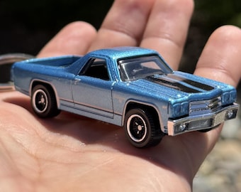 Llavero Chevy El Camino de 1970, llavero de coche clásico de muscle car