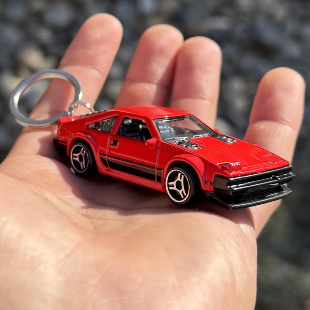 Red 1982 Toyota Supra Keychain, Automotive Gift MKII - Etsy Israel