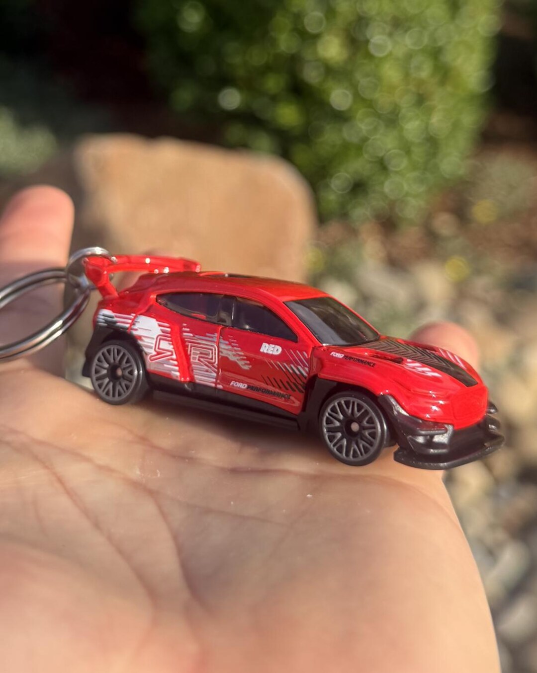 Ford Mustang Mach-e 1400 Keychain Red Keyring Accessories Mini Electric ...