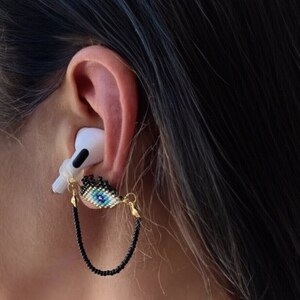 Wireless Earphone Earrings Chic Earphone Holder Anti- Lost Earrings, Call  Phone Accessories For Women Men - Temu Italy