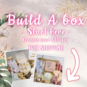 Build a Box Gift Start Here !Create Your Own Custom Gift Box,Custom Gift Set