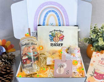 Personalized Teacher Appreciation Gift Box with Custom Tumbler