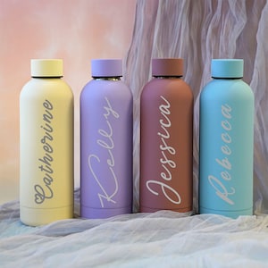 Water Bottle Personalized , Water Bottle Name, Custom Water Bottle, Wedding Water Bottle, Bridesmaid Gift, Party Favor