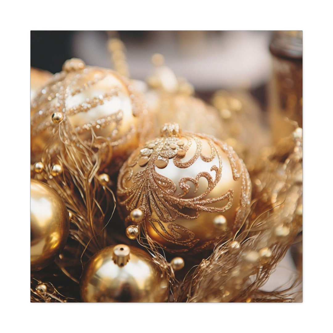 Christmas Ornament Print Christmas Wall Décor Holiday Print Christmas