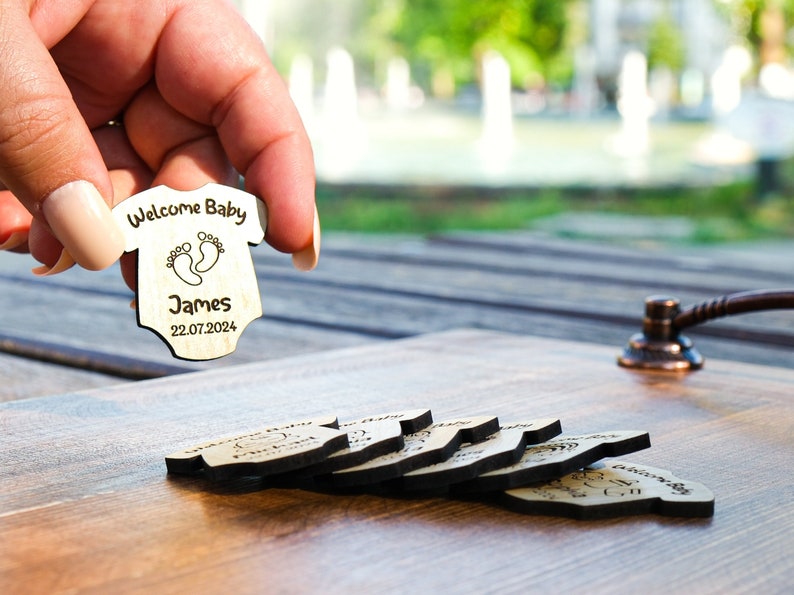 wooden magnet, fridge magnet favor, customizable magnet, custom fridge magnet, personalized magnet baby shower favor, First Communion Favors, wooden magnet favors for guest, Baby Sprinkle, baby shower gift for guest, baptism gift guest, baptism favor
