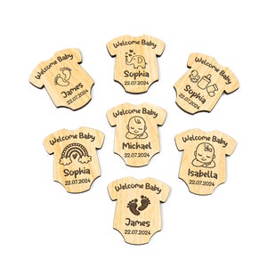 wooden magnet, fridge magnet favor, customizable magnet, custom fridge magnet, personalized magnet baby shower favor, First Communion Favors, wooden magnet favors for guest, Baby Sprinkle, baby shower gift for guest, baptism gift guest, baptism favor