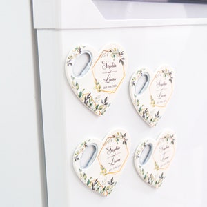 custom bottle opener magnet wedding favors, fridge magnet, bridal shower gift, bridal shower presents, gifts to give at a bridal shower, maid of honor gift for bridesmaids, wedding anniversary gift,wedding favor for guests, personalized bottle opener