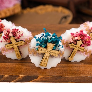 Cadeaux de baptême en savon fait main, savon parfumé, cadeaux de baptême, cadeau de confirmation, première communion, cadeaux de baby shower, cadeaux de baptême