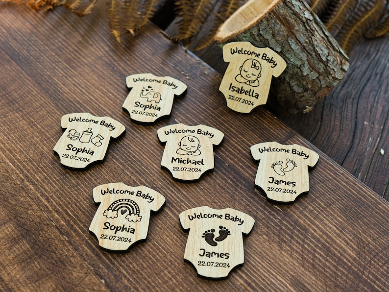 wooden magnet, fridge magnet favor, customizable magnet, custom fridge magnet, personalized magnet baby shower favor, First Communion Favors, wooden magnet favors for guest, Baby Sprinkle, baby shower gift for guest, baptism gift guest, baptism favor