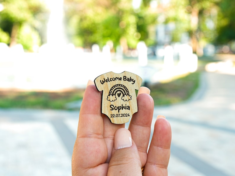 wooden magnet, fridge magnet favor, customizable magnet, custom fridge magnet, personalized magnet baby shower favor, First Communion Favors, wooden magnet favors for guest, Baby Sprinkle, baby shower gift for guest, baptism gift guest, baptism favor
