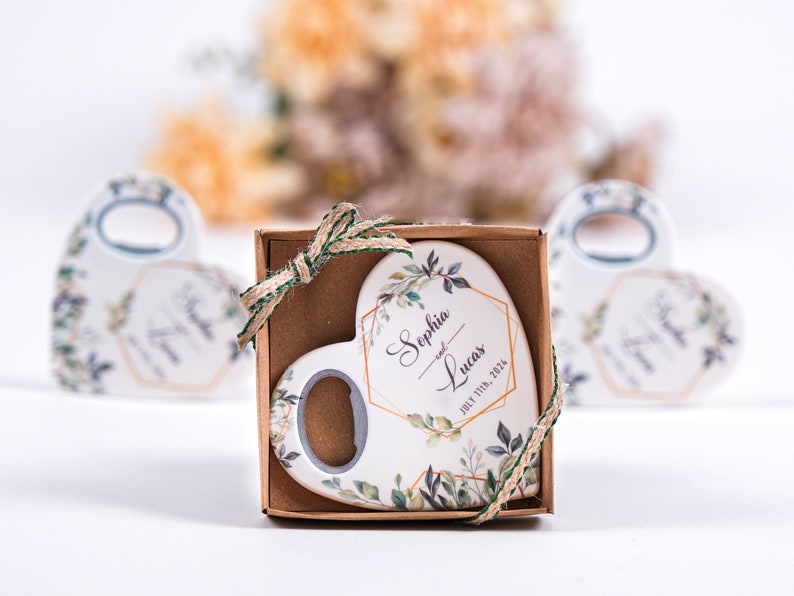 custom bottle opener magnet wedding favors, fridge magnet, bridal shower gift, bridal shower presents, gifts to give at a bridal shower, maid of honor gift for bridesmaids, wedding anniversary gift,wedding favor for guests, personalized bottle opener
