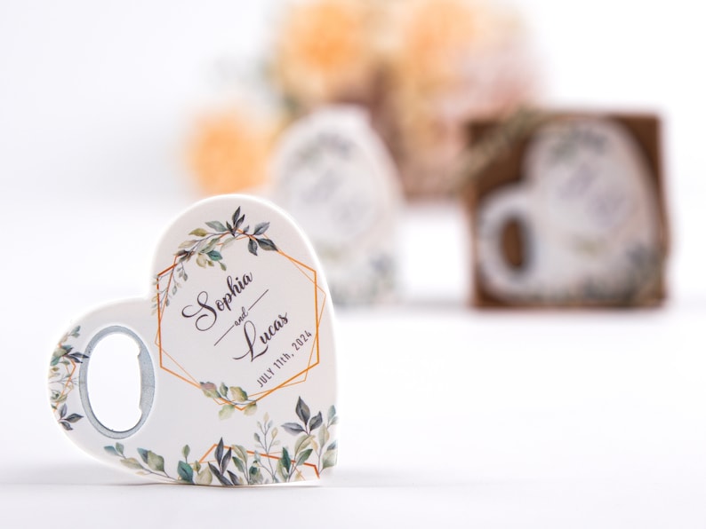 custom bottle opener magnet wedding favors, fridge magnet, bridal shower gift, bridal shower presents, gifts to give at a bridal shower, maid of honor gift for bridesmaids, wedding anniversary gift,wedding favor for guests, personalized bottle opener
