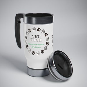 Regalo di Natale, regalo per infermiere veterinario, regalo per infermiere veterinario, regalo per tecnico veterinario, regalo per personale veterinario, tazza per infermiere veterinario, tazza per tecnico veterinario, regalo per amanti degli animali