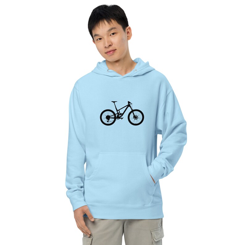 mountain bike hoodie, black nomad, downhill mountain bike, downhill mtb, full squish, full suspension, nomad