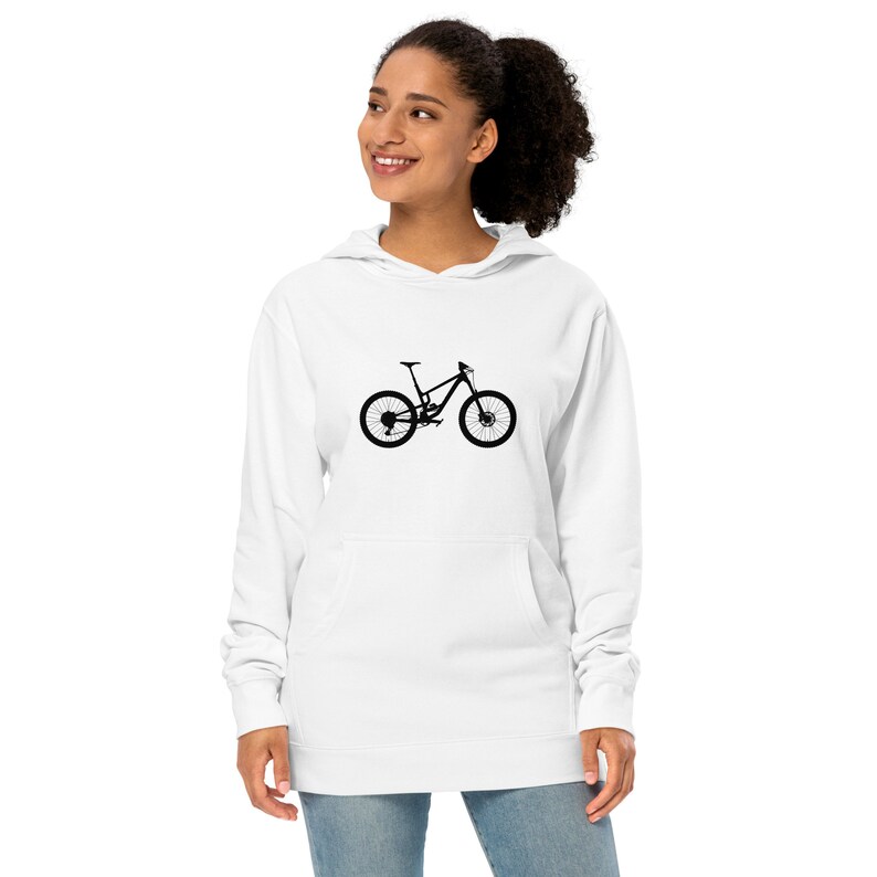 mountain bike hoodie, black nomad, downhill mountain bike, downhill mtb, full squish, full suspension, nomad