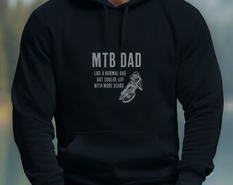 Bluza z kapturem dla taty MTB, prezent dla rowerzysty górskiego