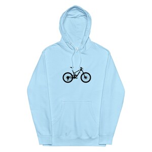 mountain bike hoodie, black nomad, downhill mountain bike, downhill mtb, full squish, full suspension, nomad