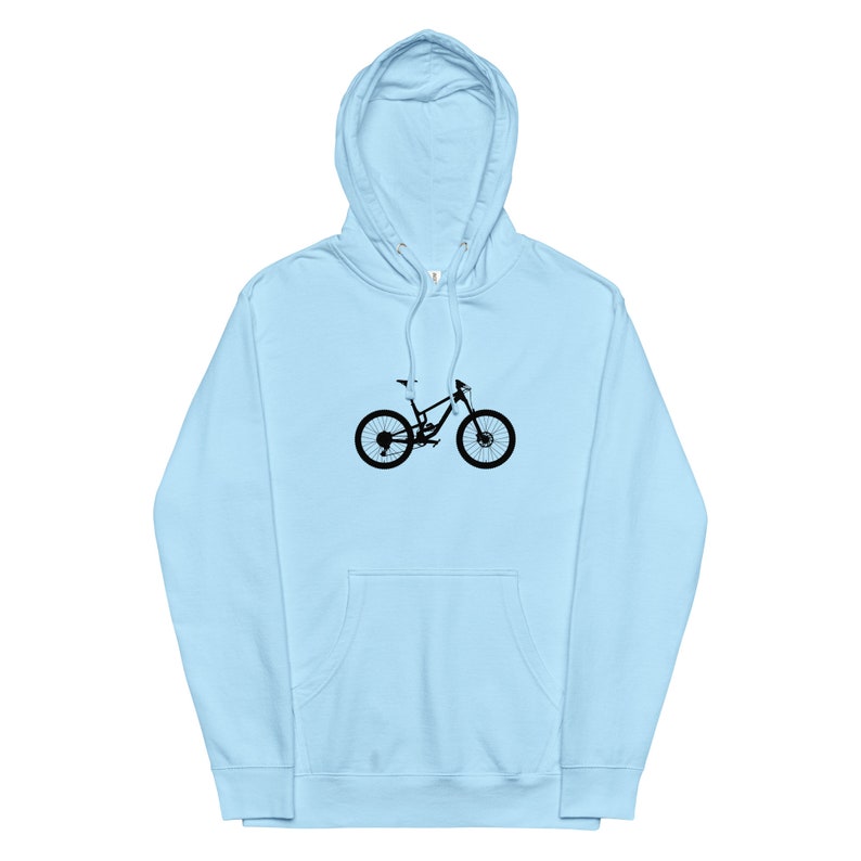 mountain bike hoodie, black nomad, downhill mountain bike, downhill mtb, full squish, full suspension, nomad