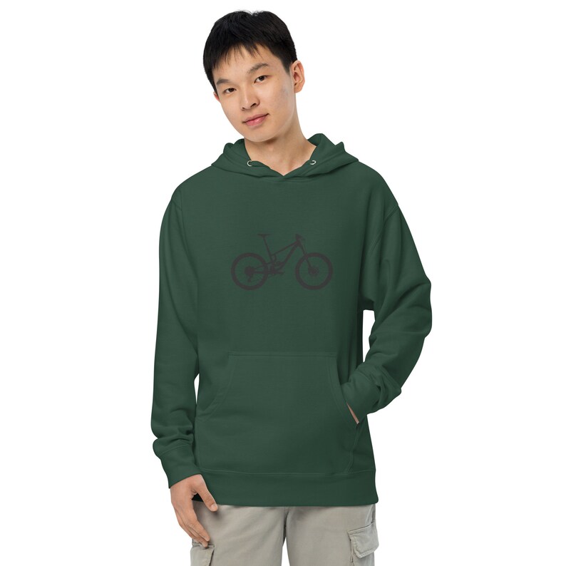 mountain bike hoodie, black nomad, downhill mountain bike, downhill mtb, full squish, full suspension, nomad