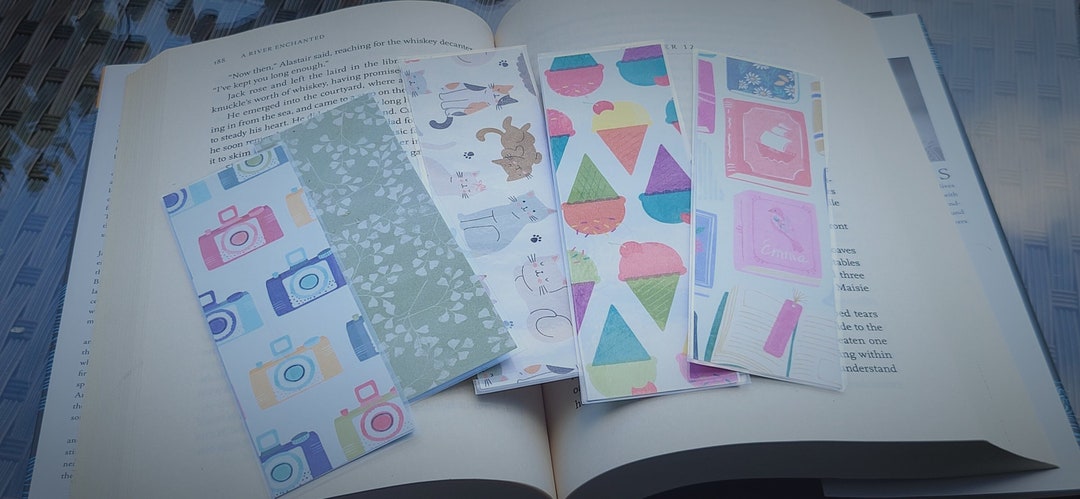 5 Bookmark Bundle - Etsy