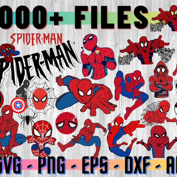 Spiderman Birthday Svg - Etsy