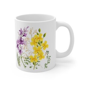 Taza De Flores Para El Día De La Madre - Regalo Para Mamá, Con Cuchara Y Caja De Regalo, Cristal Transparente
