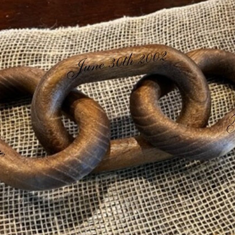 Chain Wood R Wood Chain Coffee Table - Etsy