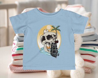 SCBC "Pirate Island" Infant Fine Jersey Tee. Baby Clothes, Infant, Baby Shirt, Baby Accessories, Pirate Shirt, Toddler Clothes, Kids Clothes