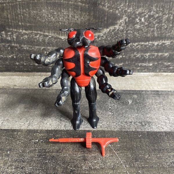 Bugmen of Insecta Black Widow action figure Multi-Toys 1983 Vintage W/ Weapon