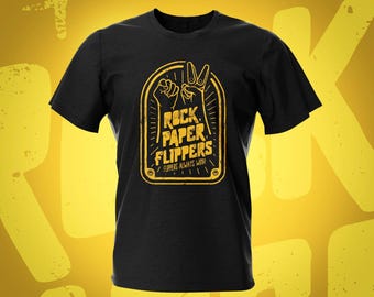 Rock Paper Flippers Pinball T-Shirt