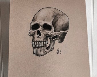 pintura de calavera